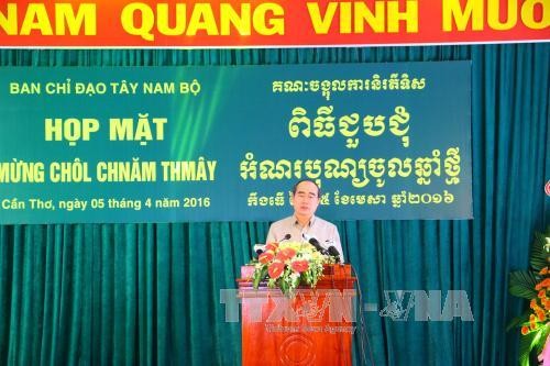 Ban Chỉ đạo Tây Nam Bộ họp mặt nhân dịp Tết cổ truyền Chôl Chnăm Thmây - ảnh 1